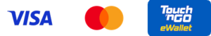 Visa, Master, and Touch n Go logo